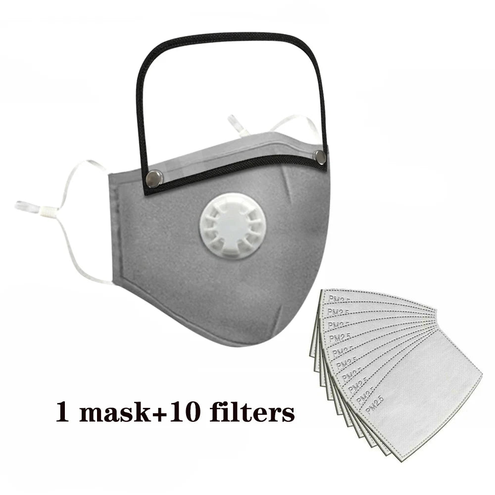 Reusable Washable Face Mask with Filters