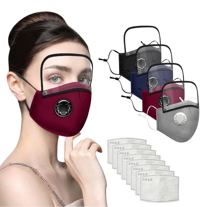 Reusable Washable Face Mask with Filters