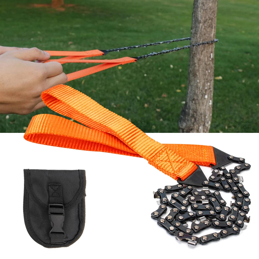 Portable Hand Chain Saw for Camping & Outdoor Use