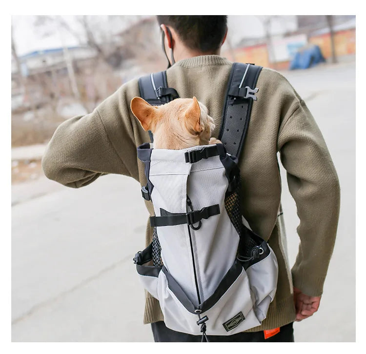 Breathable Dog Carrier Backpack for Travel & Hiking