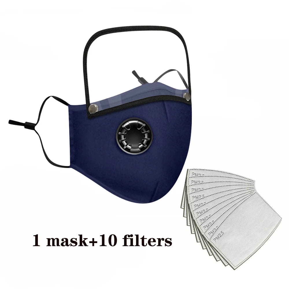 Reusable Washable Face Mask with Filters