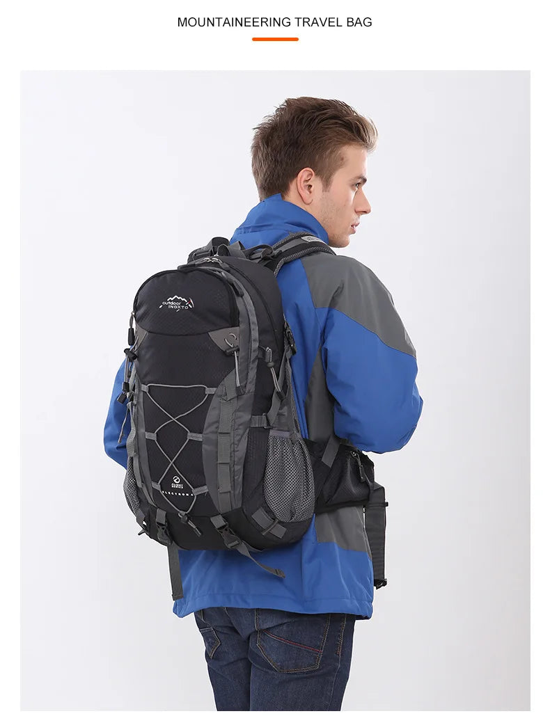 45L Hiking & Camping Backpack with Rain Cover