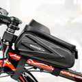Bicycle Frame Bag with Lid Cycling Storage Pouch