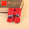 Water-Resistant Dog Boots  4 Pcs Paw Protection Set

📝 Description