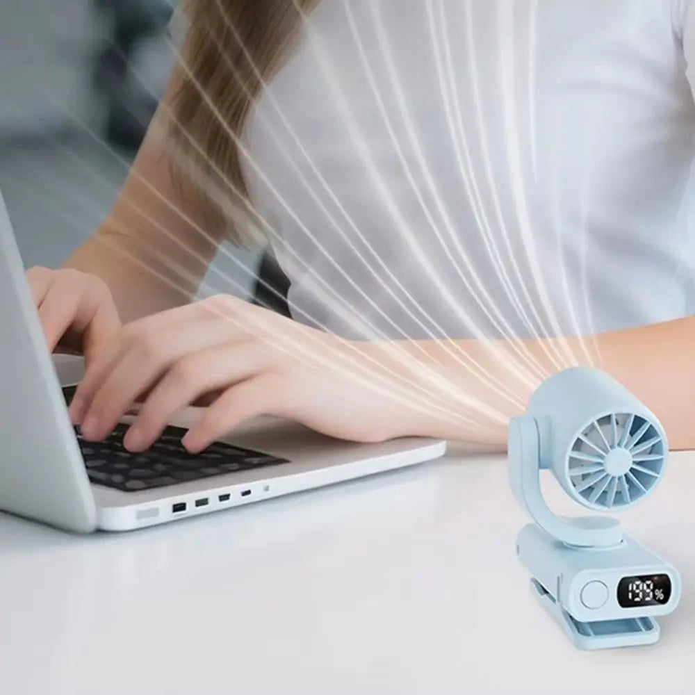 Portable Mini Clip-On Cooling Fan