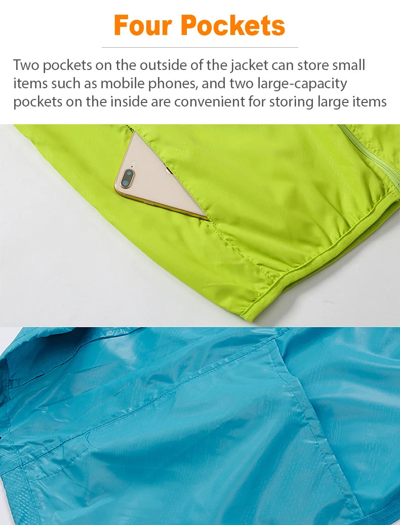 Lightweight Waterproof Outdoor Windbreaker Jacket