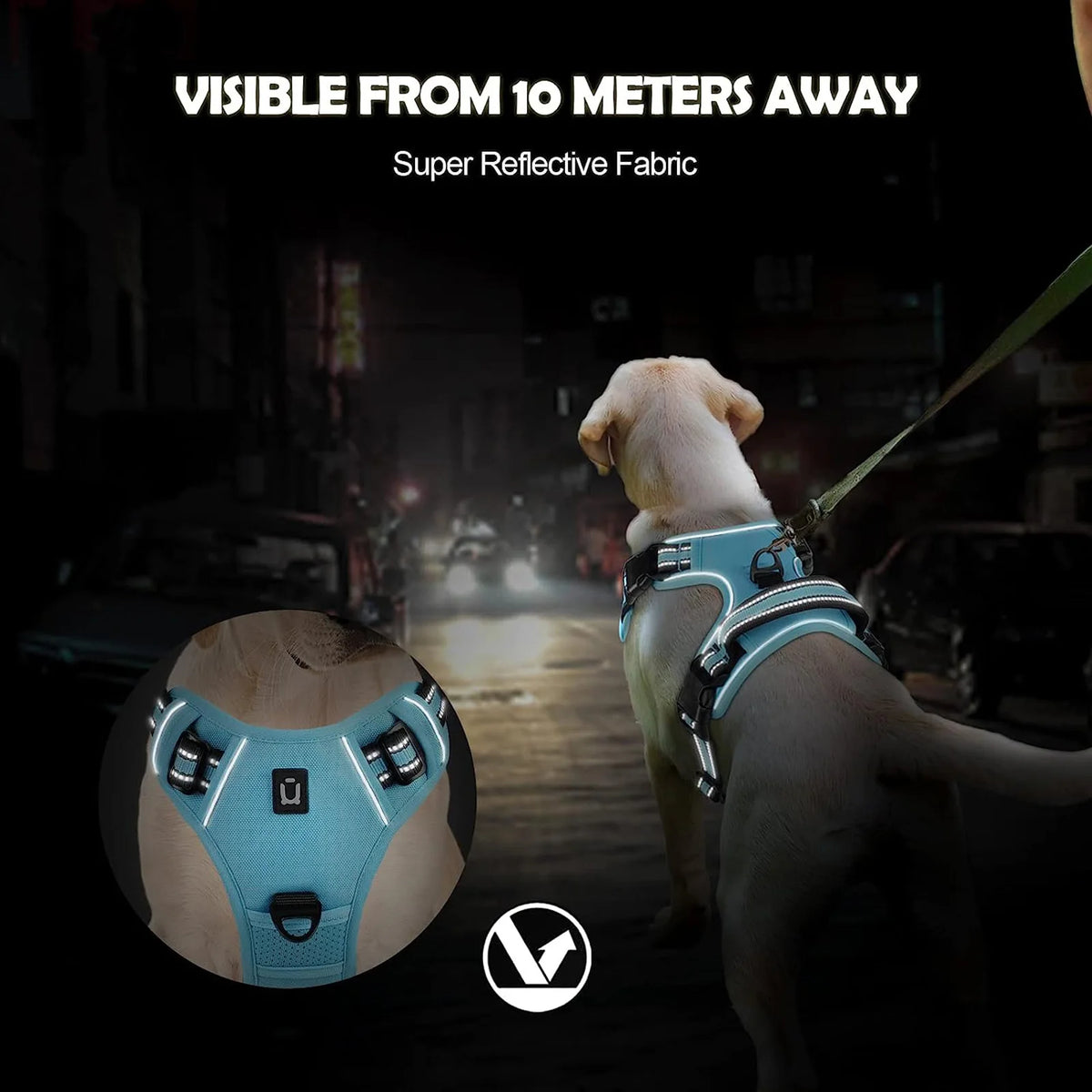 Adjustable No-Pull Padded Dog Vest Harness