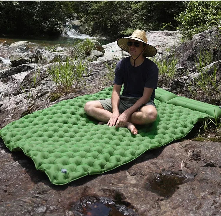 Outdoor Camping Double Inflatable Mattress Extra