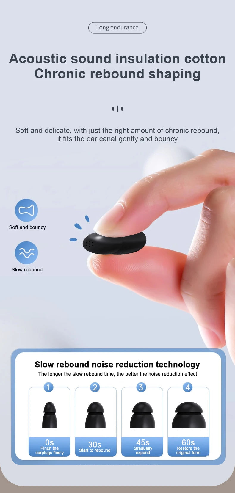 Silicone Noise-Reducing Earplugs