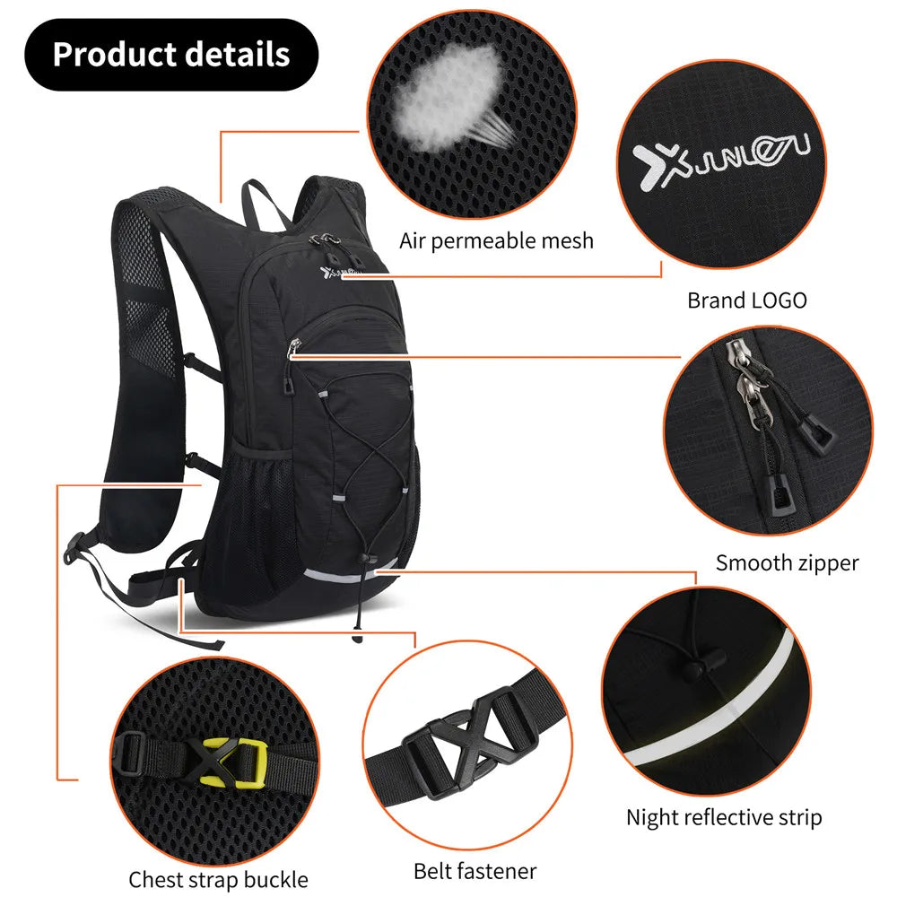 18L Lightweight Hiking Backpack with Hydration Bag