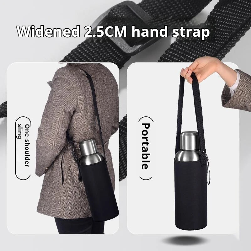Insulated Water Bottle Holder with Strap