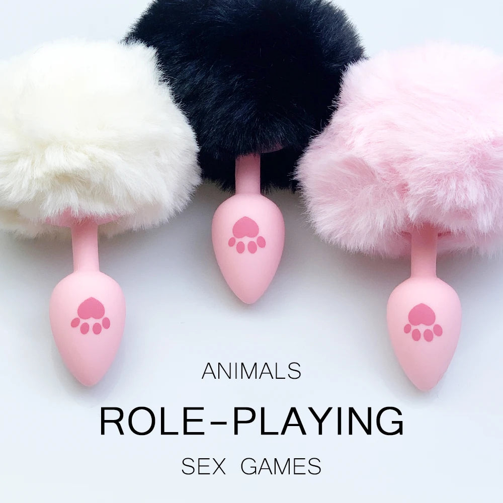 Rabbit Tail Anal Plug
