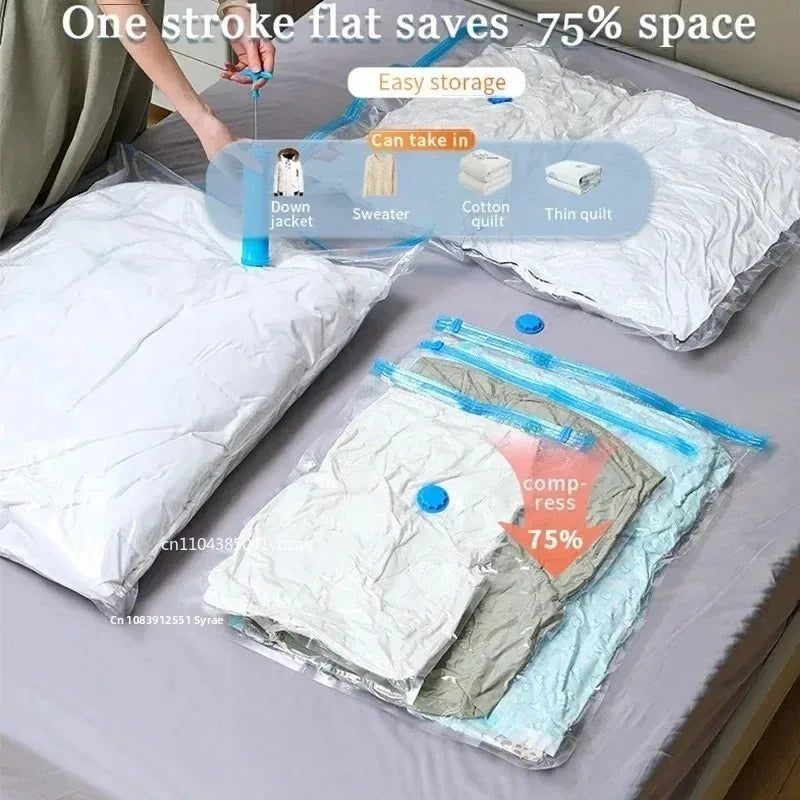 1-10pcs Thickened Vacuum Compression Bag