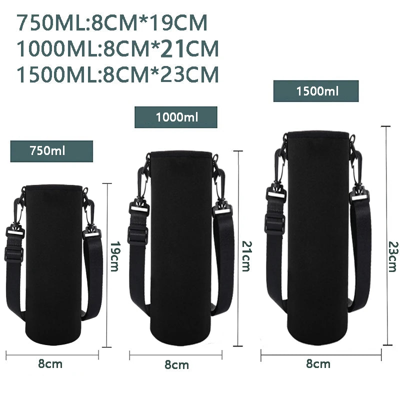 Insulated Water Bottle Holder with Strap