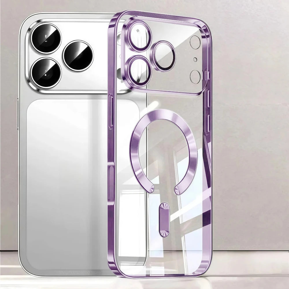 Luxury for MagSafe Magnetic Plating Phone Case