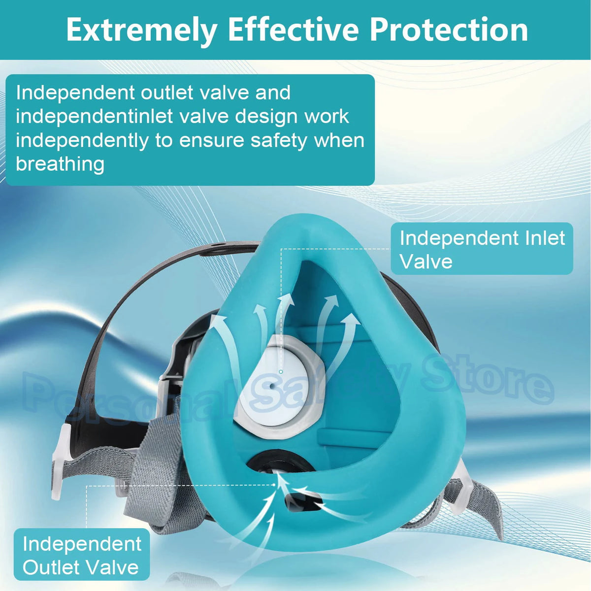Reusable Half-Face Respirator Mask