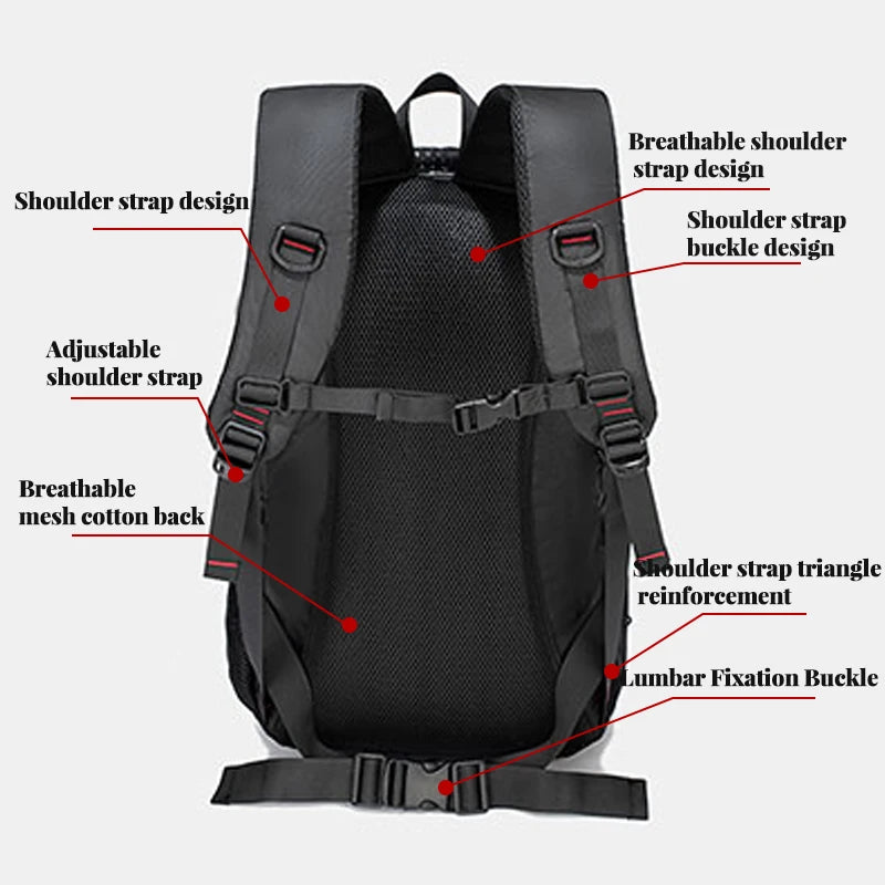 MOZHI Lightweight Hiking & Travel Backpack