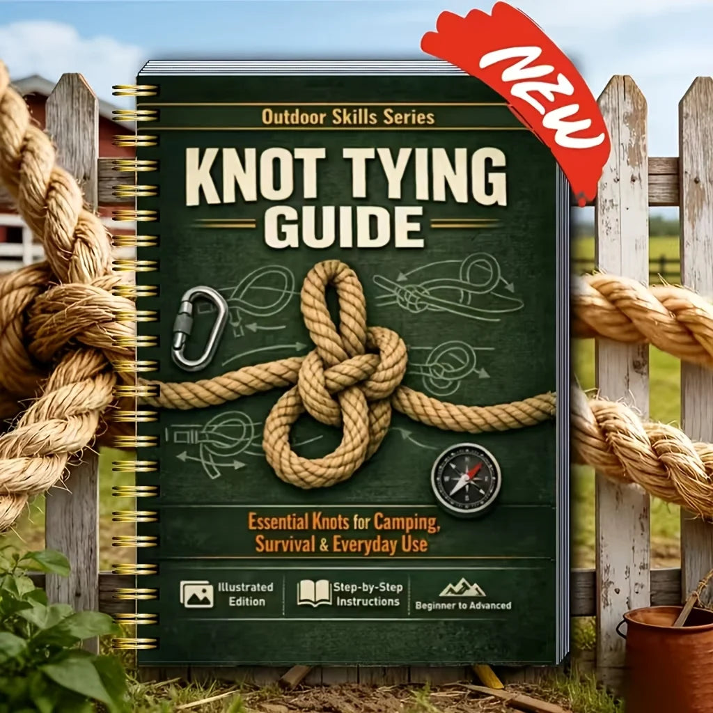 Illustrated Complete Knot Guide for Camping Hiking Daily Survival Home