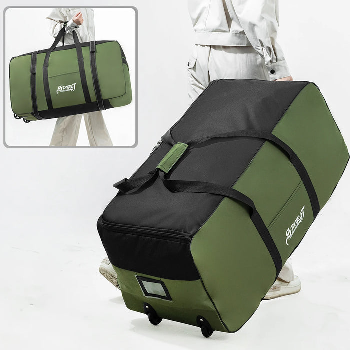 Large Camping & Travel Storage Bag with Wheels