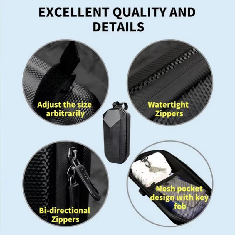 Hard Shell Bicycle Handlebar Bag Rainproof Storage