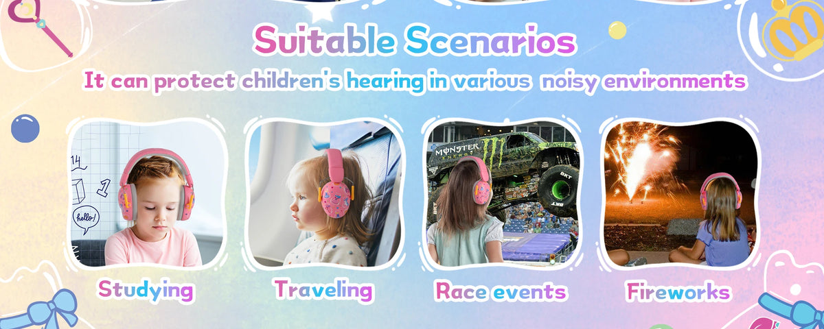 Children's Noise-Reducing Ear Protection Earmuffs