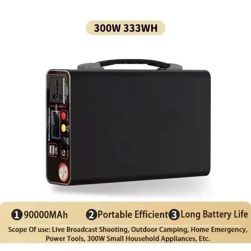 300W Portable Power Station with LiFePO4 Battery