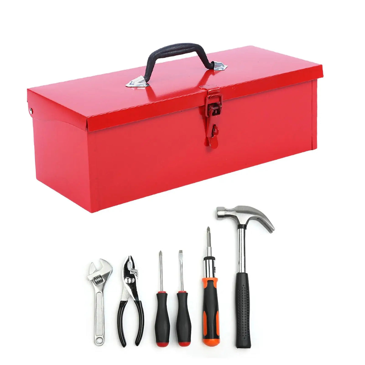 Portable Iron Tool Box – Lockable Storage Case