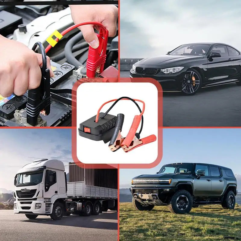 Portable Car Battery Jump Starter Compact Emergency Power Pack