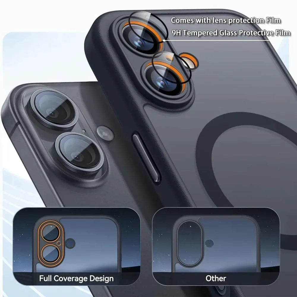 Magnetic Luxury Armor Shockproof Case