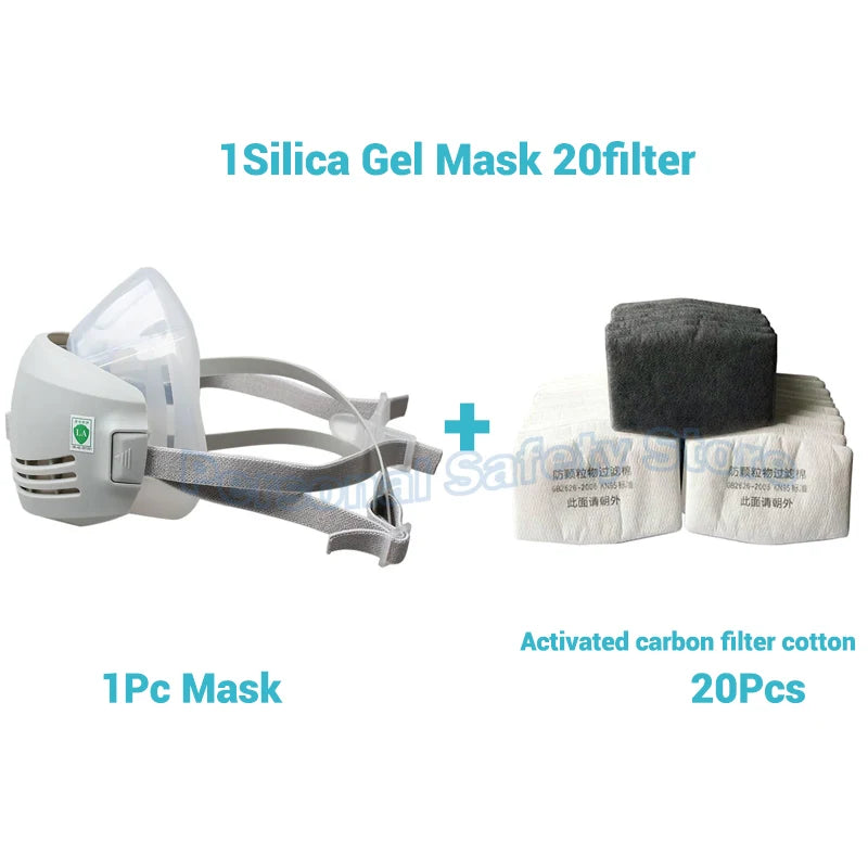 Reusable Half-Face Respirator Mask