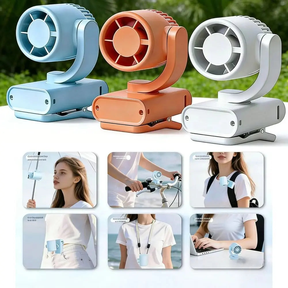 Portable Mini Clip-On Cooling Fan