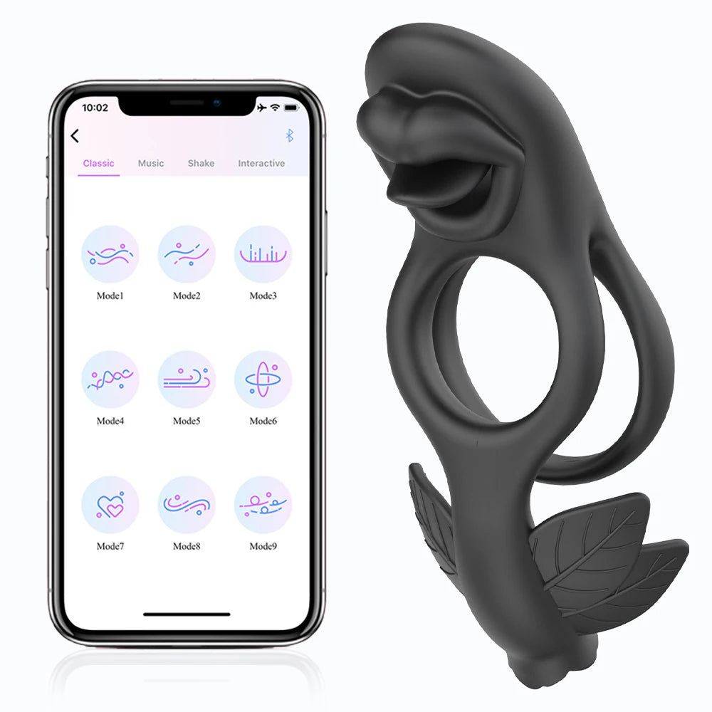 Remote-Control Vibrating Penis Ring
