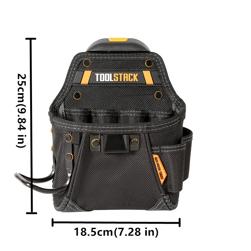 Tool Waist Bag – Oxford Cloth Utility Pouch with Quick-Hook