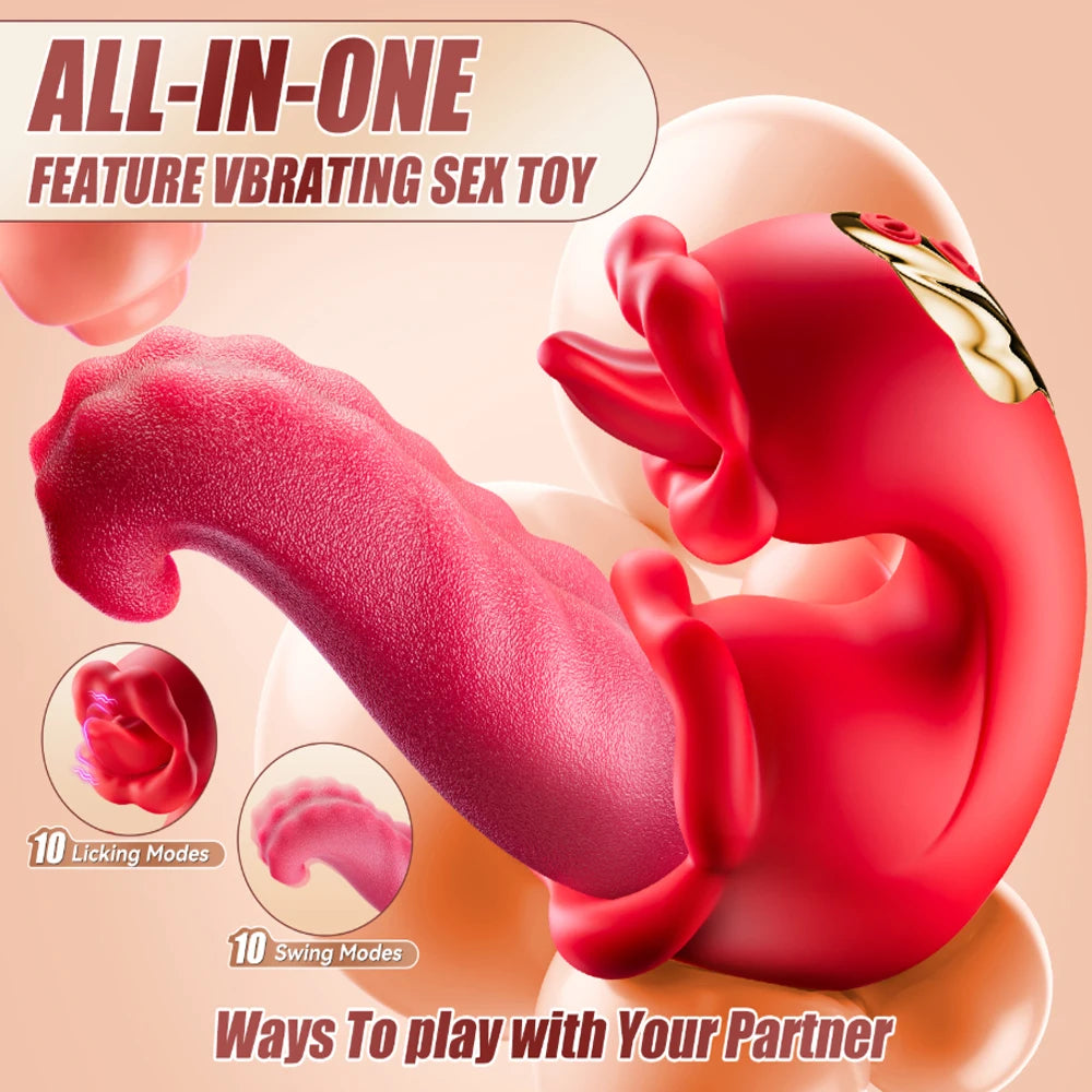 10-Mode Rocking Tongue Vibrator