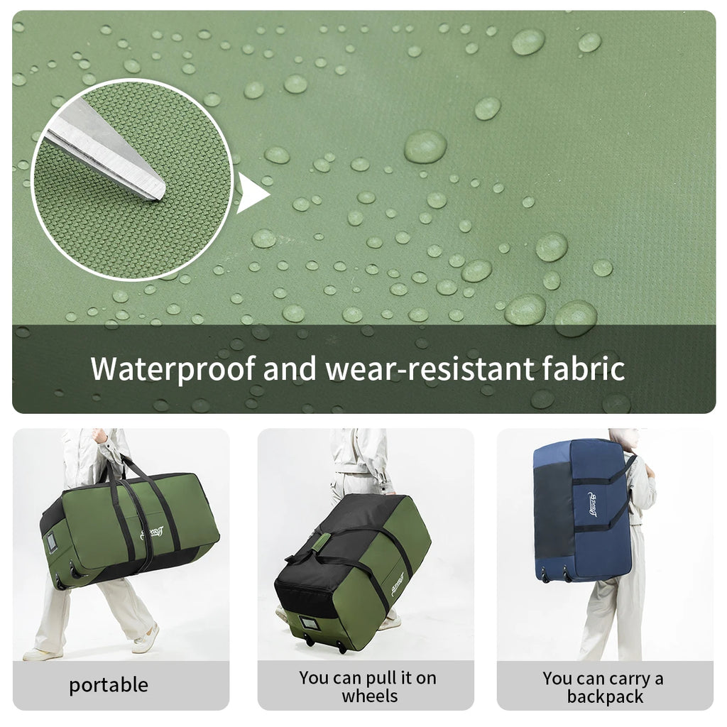 Large Camping & Travel Storage Bag with Wheels
