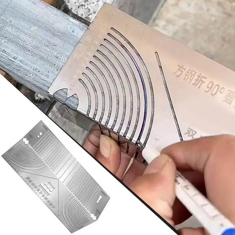 Stainless Steel Angle & Arc Marking Tool – 23.5cm