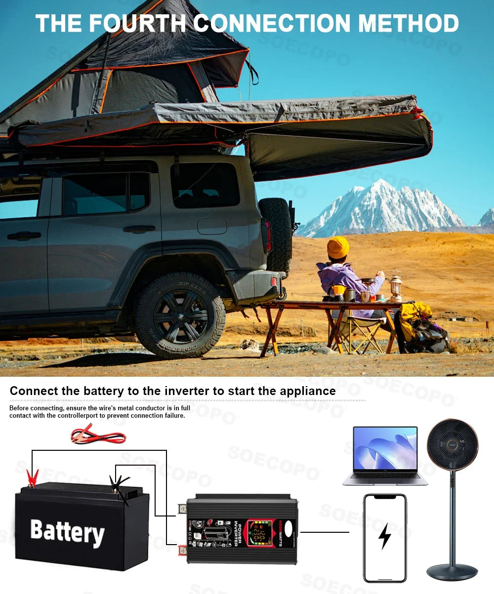 Off-Grid Solar Power Kit with Inverter