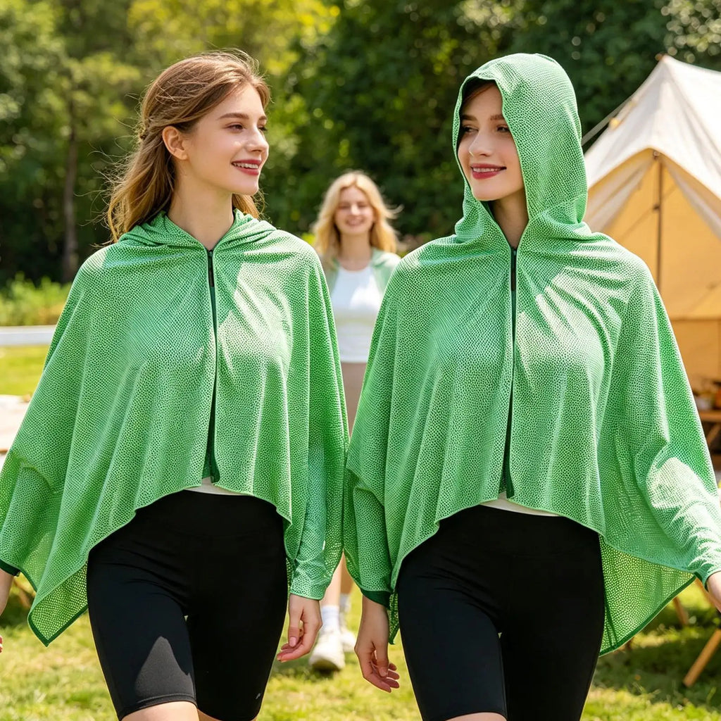 Evaporative Cooling Hoodie Towel