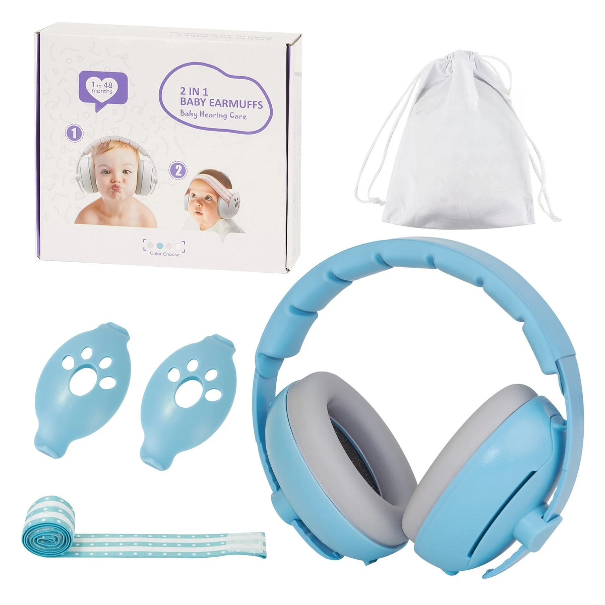 Children's Noise-Reducing Ear Protection Earmuffs