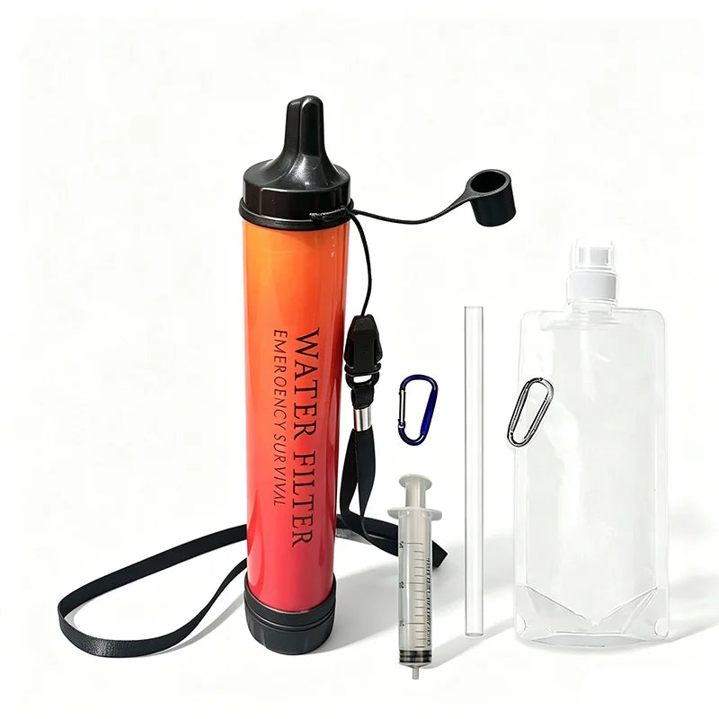 Portable Emergency Water Filter Straw