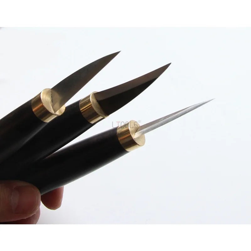 12-Piece Wood Carving Knife Set – Wooden Handle Tools