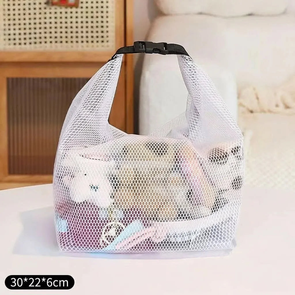 Tote Transparent Water-proof Cosmetics Bag Fashion Travel Portable Large Capacity Toiletries Pouch Trendy Women Clear Wash Bag