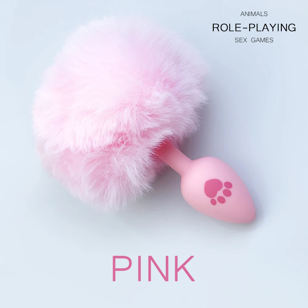 Rabbit Tail Anal Plug