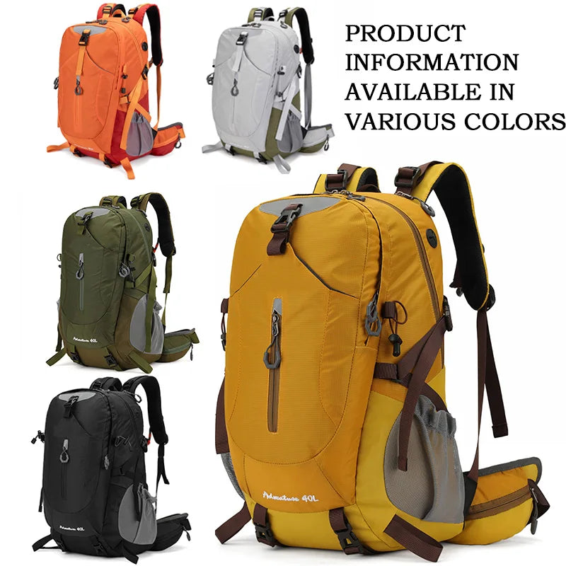 MOZHI External Frame Hiking Backpack with Rain Cover