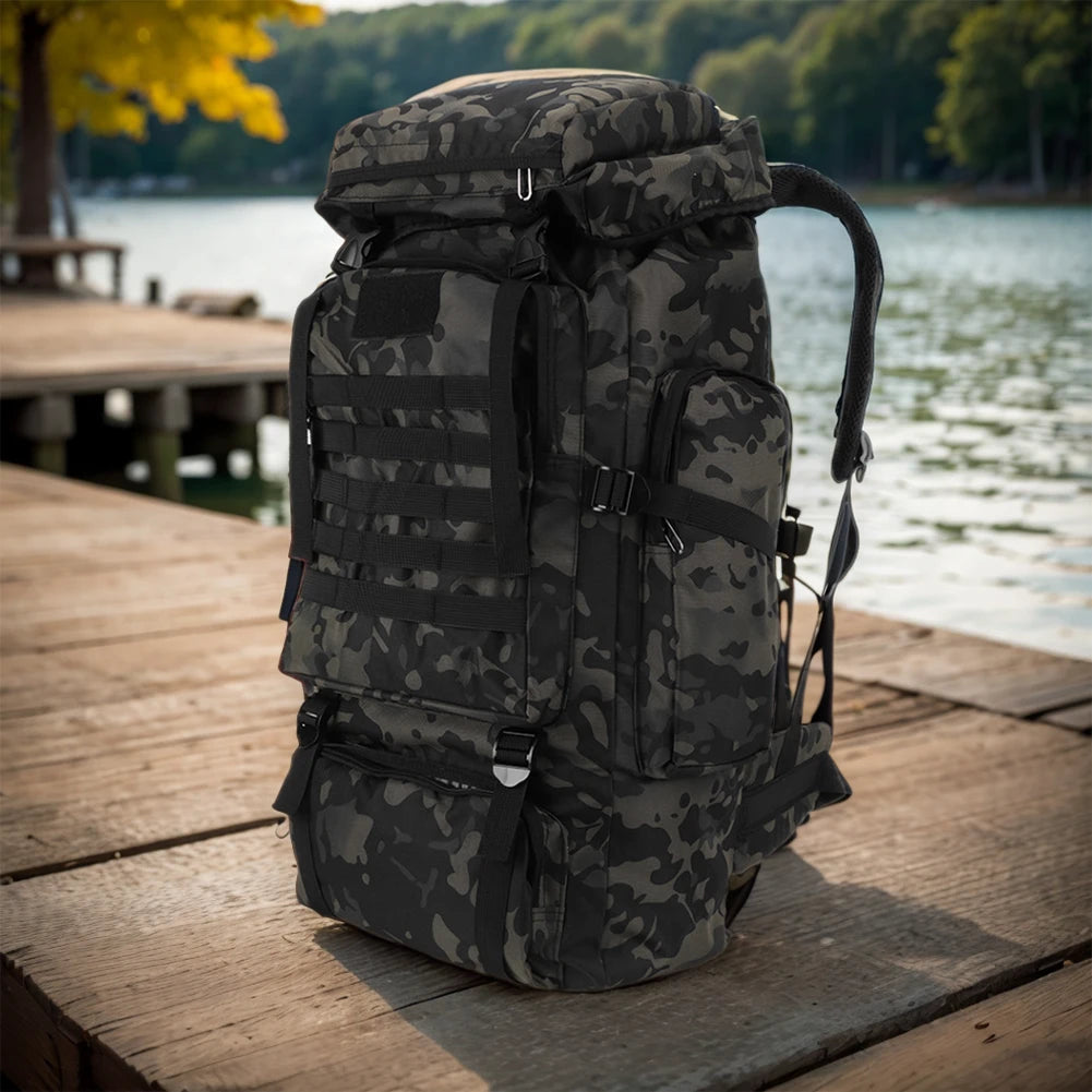 80L Hiking Backpack Mountaineering Bag