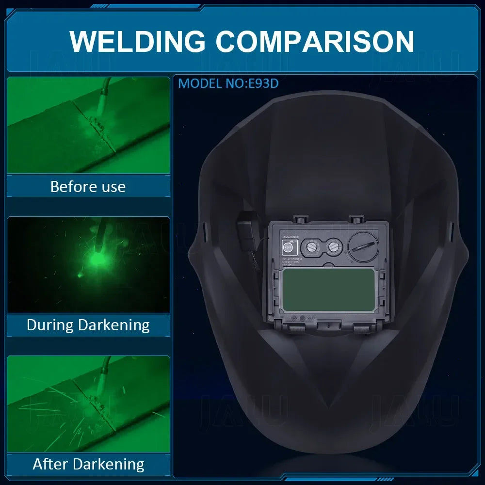 JALU Solar Auto-Darkening Welding Helmet