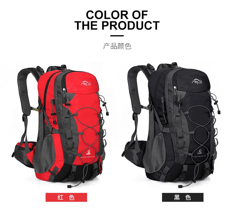 45L Hiking & Camping Backpack with Rain Cover
