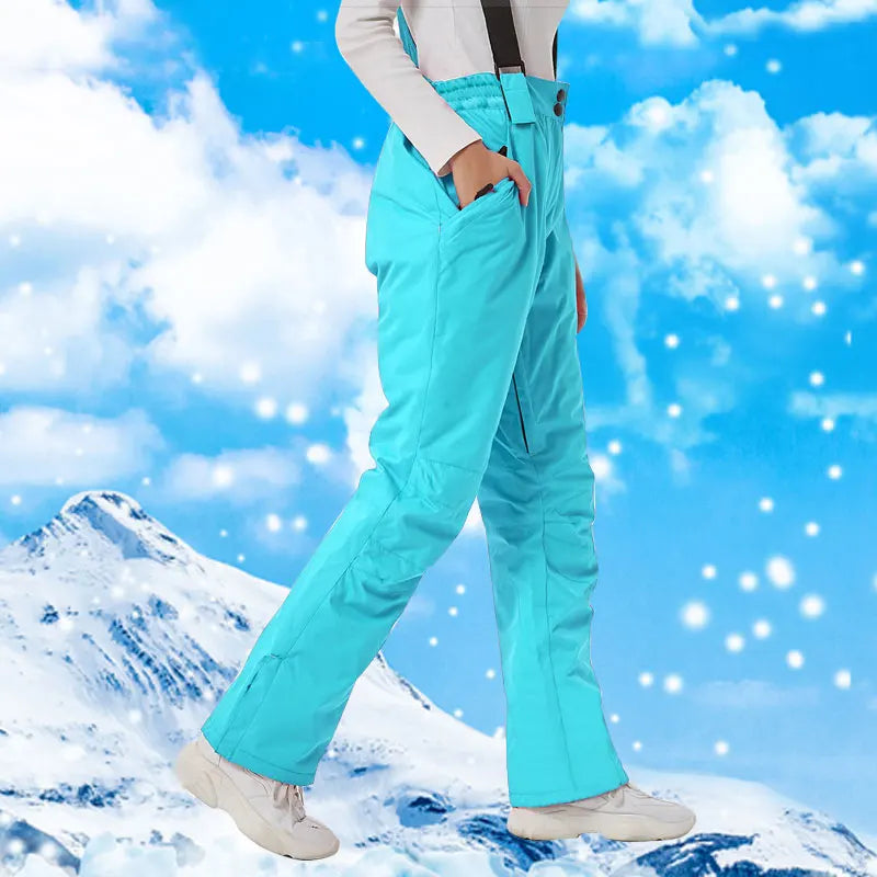 Women's Ski Pants Windproof Waterproof Trousers