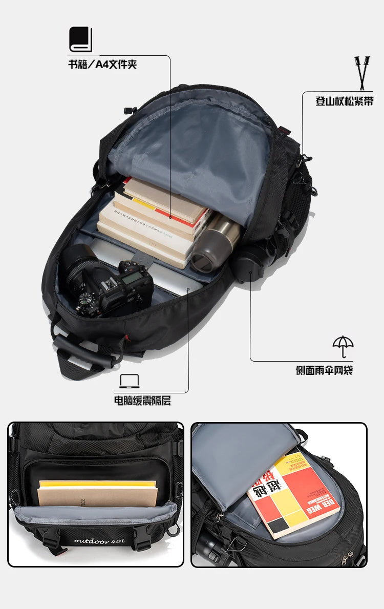 MOZHI Lightweight Hiking & Travel Backpack