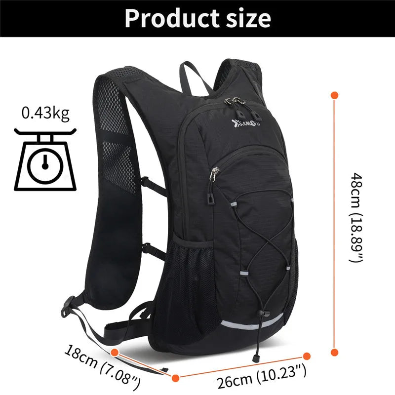 18L Lightweight Hiking Backpack with Hydration Bag